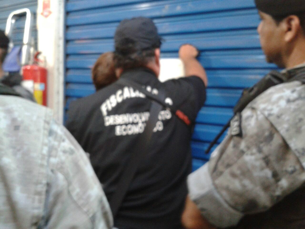 O box acabou sendo fechado. Foto: Rádio Caçula