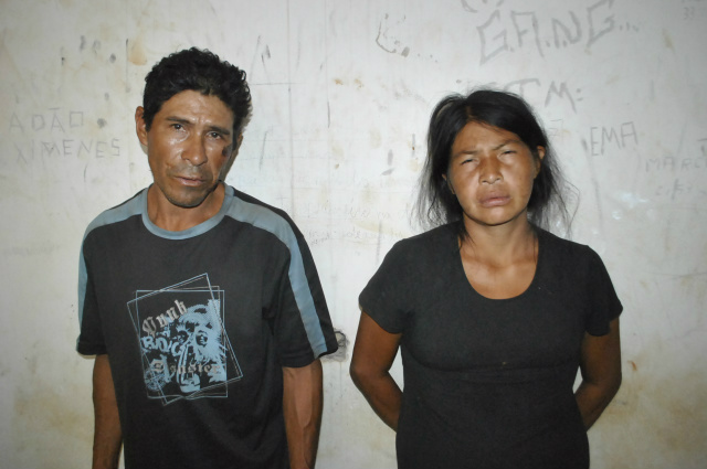 Foto: Dourados News/Osvaldo DuarteHélio Cabanha Cardoso e Marilza Genuário foram presos