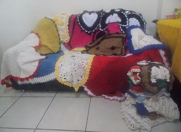 Peças foram confeccionadas por detentas do presídio feminino. (Foto: Divulgação/Agepen)