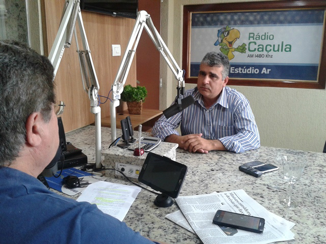 Pelo PHS Paulo Leite foi o segundo a participar da rodada de entrevistas. Foto: Rayani Santa Cruz