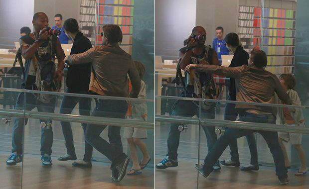 O ator foi Tirar Satisfação Com o Fotografo 