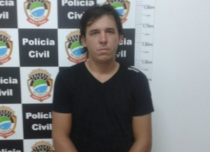Tiago Marques, preso por homicídio. Foto: Divulgação.
