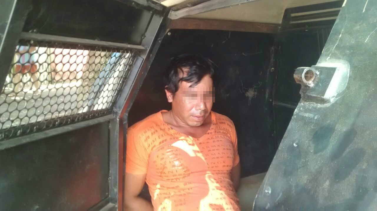 Boliviano foi detido nesta quinta-feira (120 em Três Lagoas (MS) tranportando 500 gr de cocaína em seu coprpo. Foto: Rádio Caçula