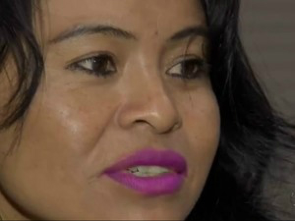 Indígena Roseli já foi vítima e hoje ajuda outraspessoas (Foto: Reprodução/ TV Morena)