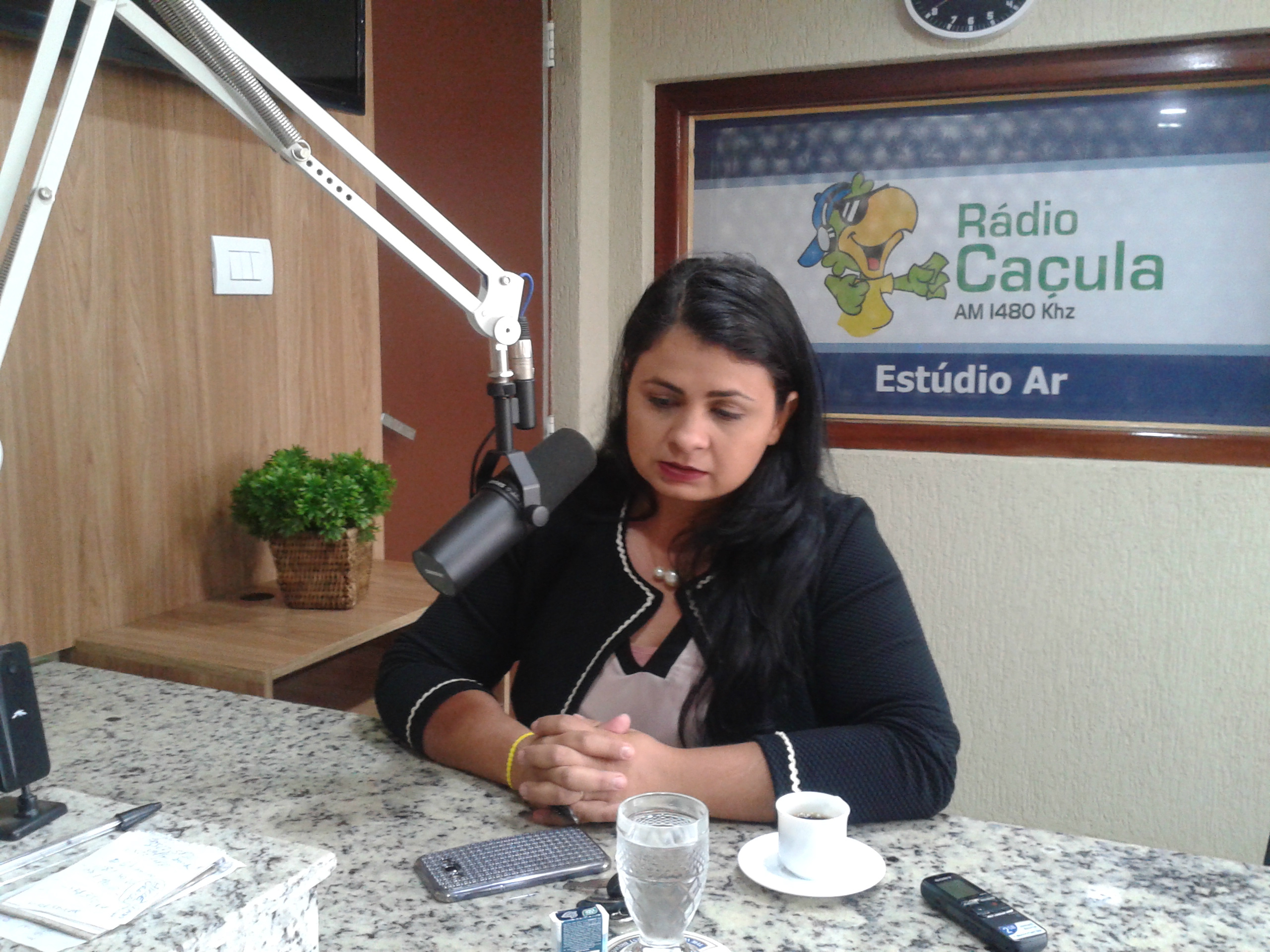 Ela lamentou o impedimento da candidatura. Foto: Rayani Santa Cruz