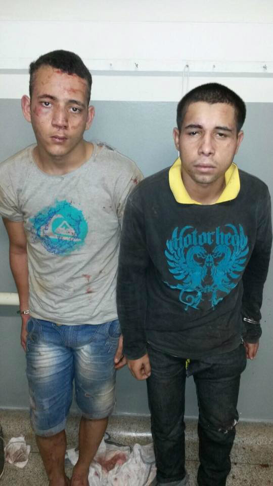 A esquerda, Willian Freitas dos Santos, 18 anos -  CAPTURADOA direita, Vinícius Henrique Libanio da Conceição, 18 anos - CAPTURADOFoto: Divulgação SIG