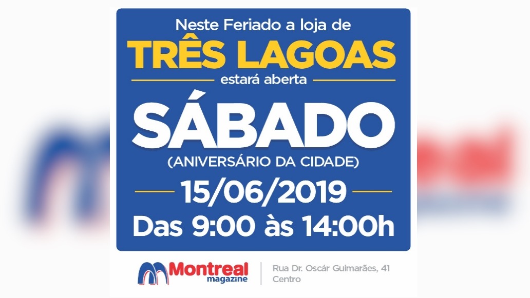 A loja divulgou um informe publicitário. Foto: Rádio Caçula