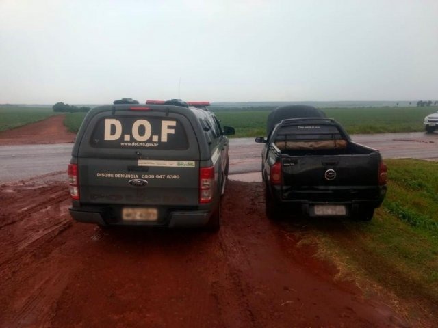 .Policiais do Departamento de Operações de Fronteira (DOF) prenderam na manhã de quinta-feira, um homem de 32 anos de idade, identificado como M. A. B. Foto: Divulgação.