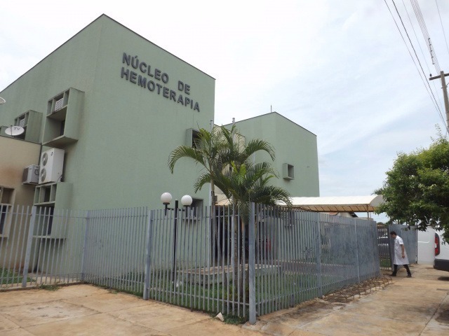 Prédio do Núcleo de Hemoterapia do Hemosul. Foto: Divulgação.