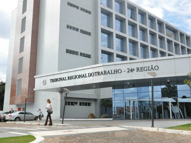 Prédio do Tribunal Regional do Trabalho de Mato Grosso do Sul (Foto: Fernando da Mata/G1 MS)