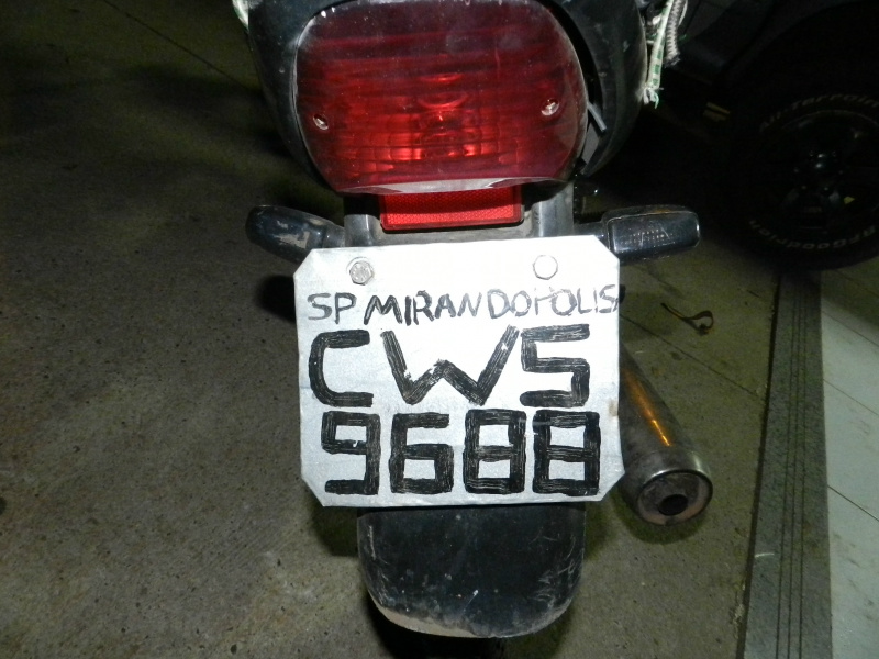 A Moto adulterada pertencia ao Pastor Foto: Rádio Cacula