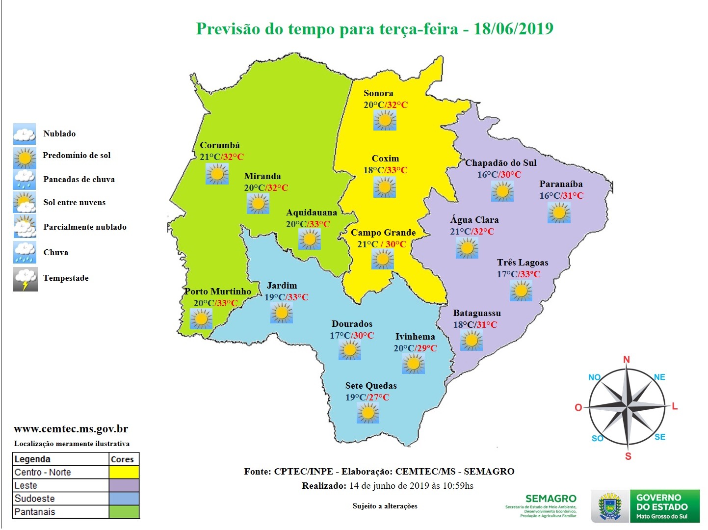 Fonte: CPTEC/INPE