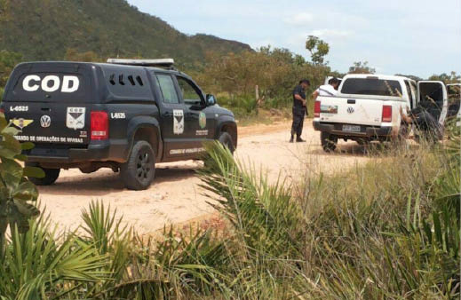 Policiais do Comando de Operações de Divisas fecham o cerco a traficantes na entrada de Goiás - Foto: Reprodução