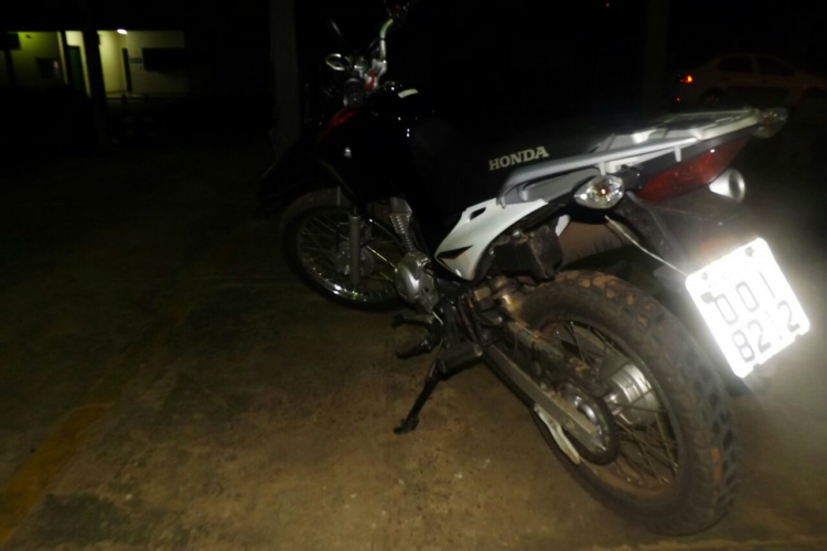 Honda Bros foi uma das motos apreendidas