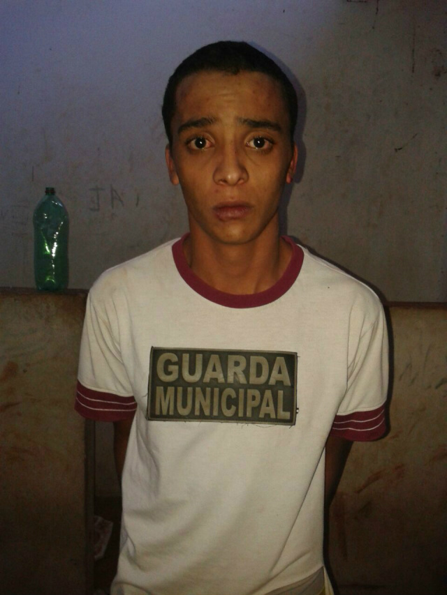 Diogo Nascimento Fleitas, 21, furtou revólver calibre 38 de dentro da casa de agente da Guarda Municipal (Foto: Divulgação GM)