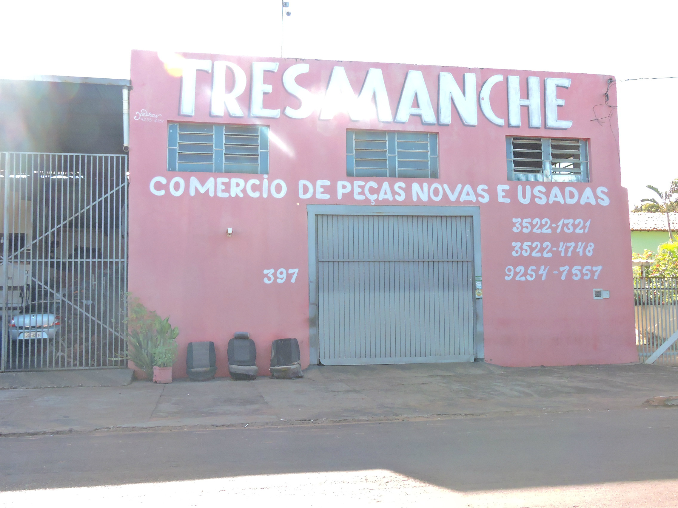 Local da ação (Foto Rádio Caçula)