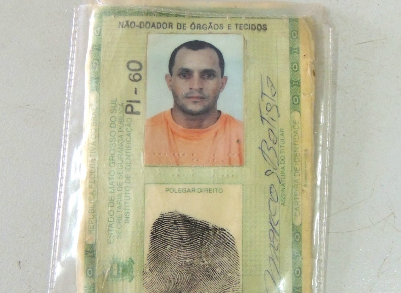 Foto:Rádio Caçula.Marcos Batista foi preso por tráfico e já possuí varias passagens por crimes diversos.