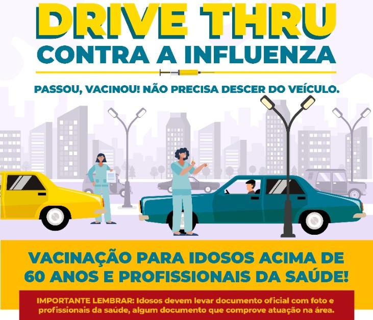 Três Lagoas encerra 3ª etapa de imunização contra Influenza A, no sábado (18). Foto: Divulgação