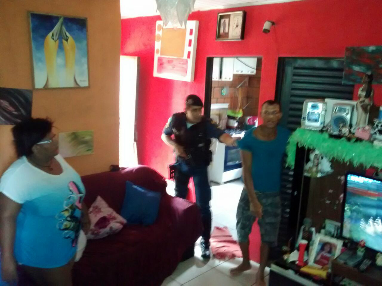 Após o episódio ele disse a equipe de reportagem da Rádio Caçula, que vai voltar para a bahia. Foto: Rádio Caçula 