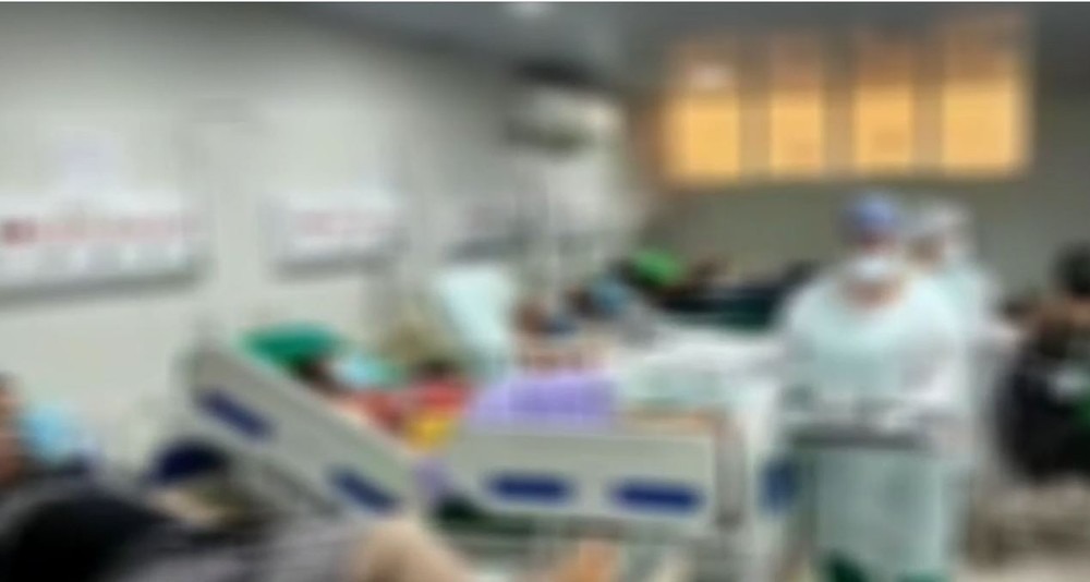 Unidade de terapia intensiva do hospital Regional em Campo Grande — Foto: Reprodução/TV Morena