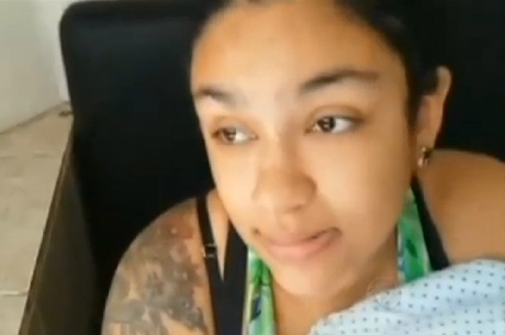 Mãe foi presa ainda no hospital com o bebê no colo