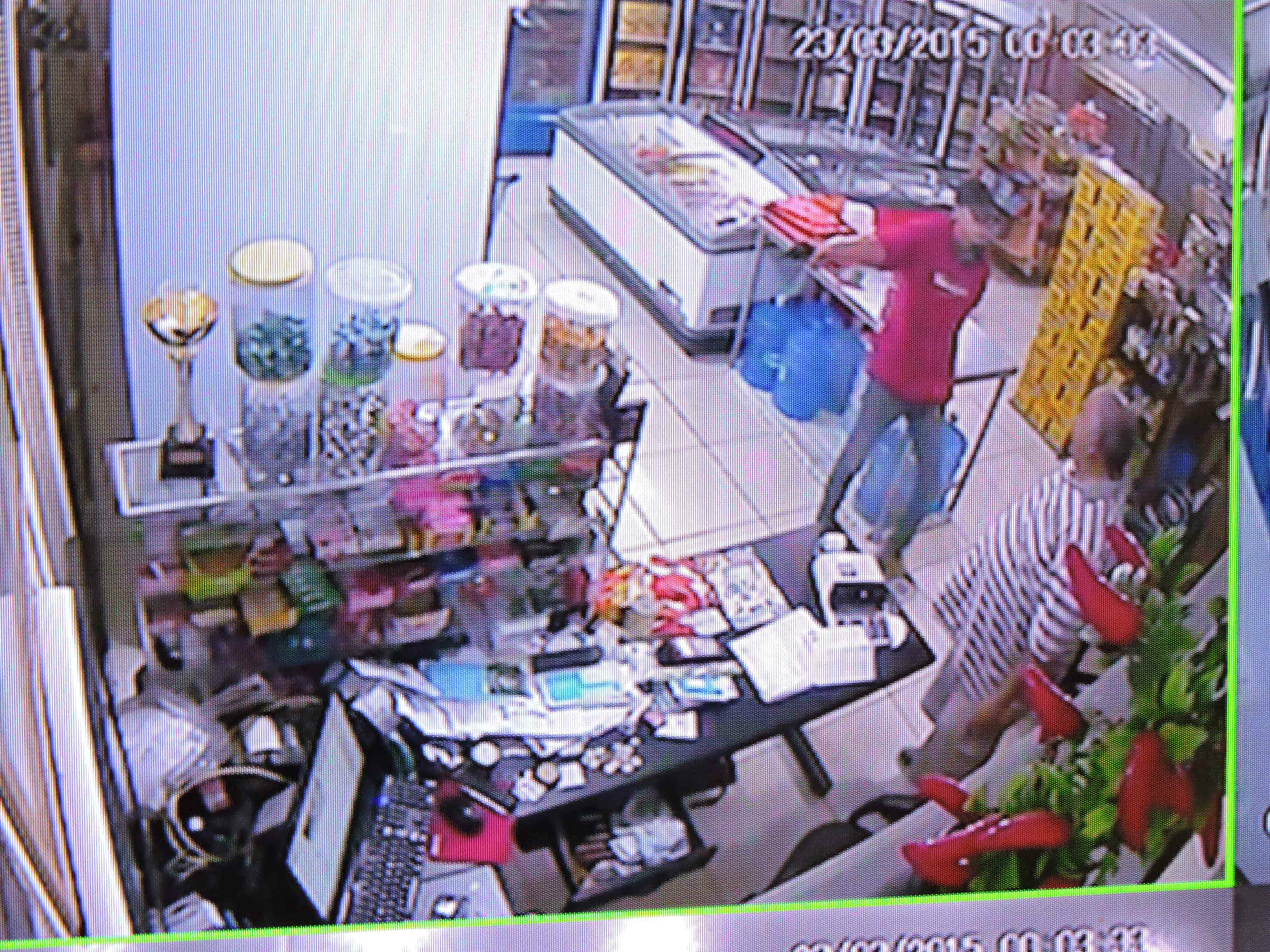 Assaltante (Foto Rádio Caçula)