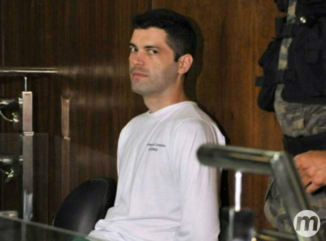 Tiago Henrique Gomes da Rocha é réu confesso de 39 mulheres e negou ter matado morador de rua (Foto: Aline Caetano, TJGO)