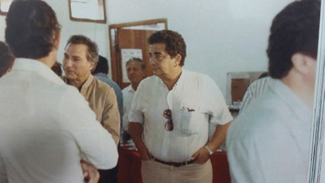 Michel Temer com o ex-administrador de Ilha Solteira, Felício Yunes, durante visita ao Município (Foto: Arquivo) 