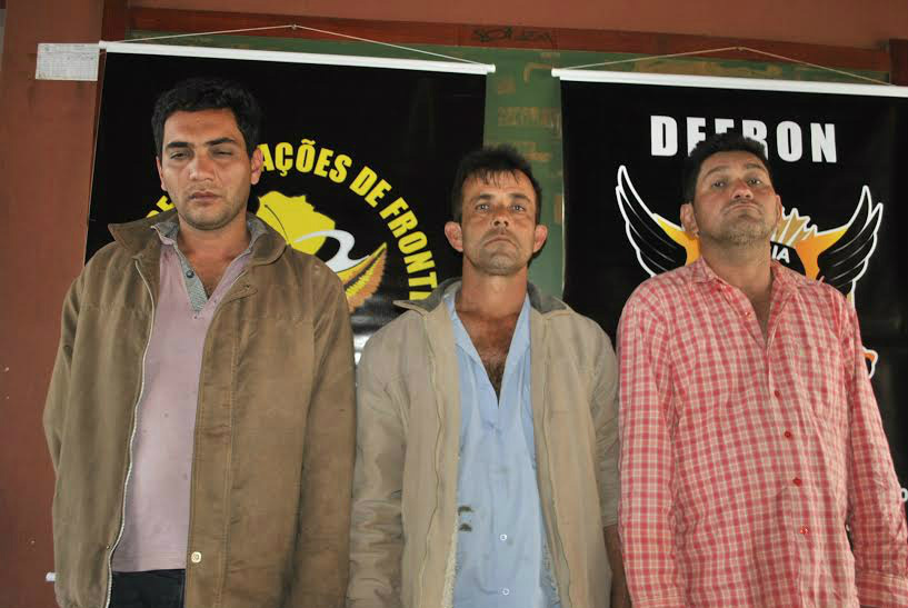 Trio foi preso, acusado pelo roubo do caminhão