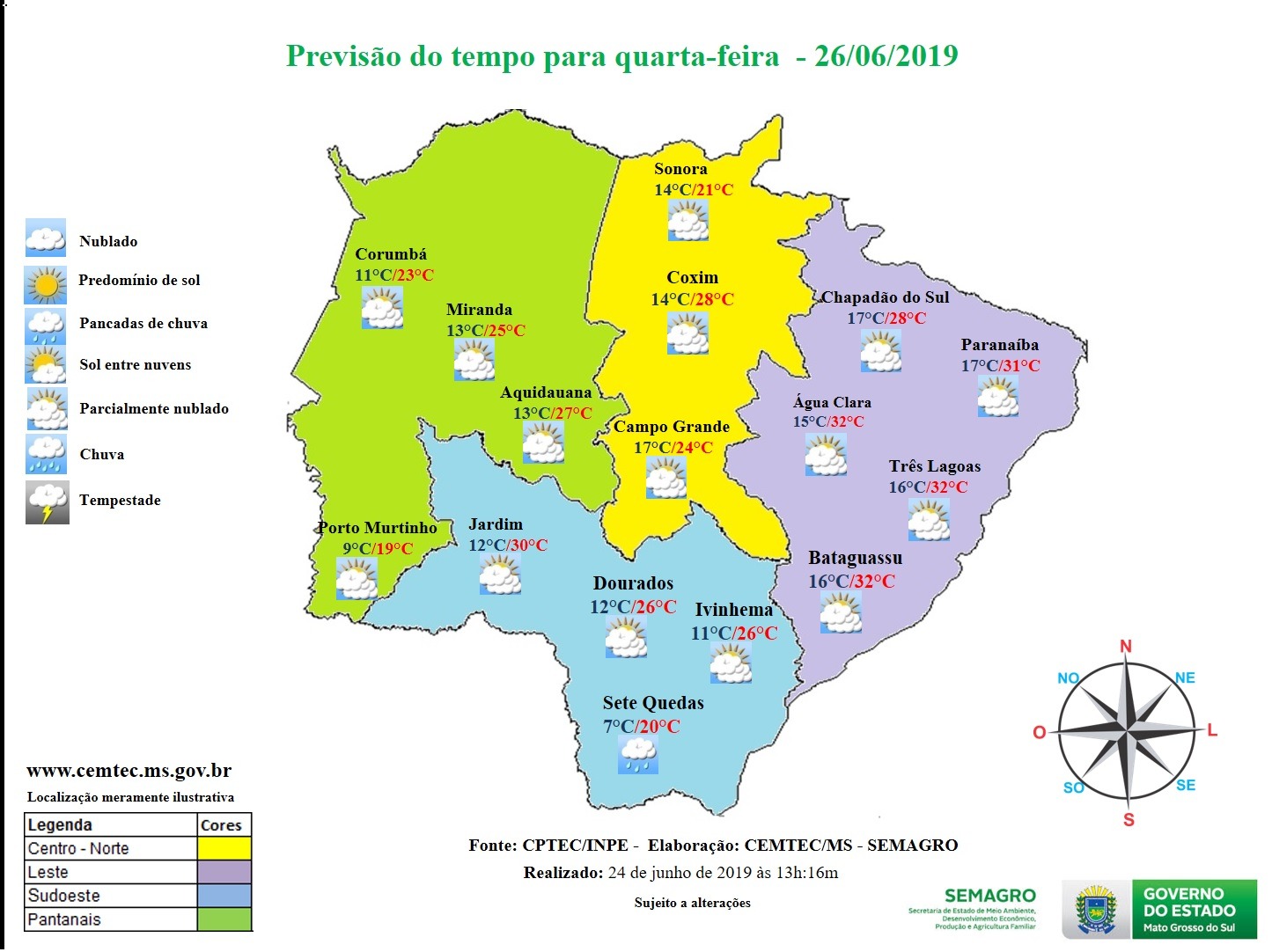 Fonte: CPTEC/INPE