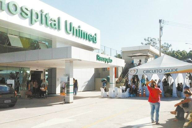 Hospital em Volta Redonda em que uma das vítimas está internada 