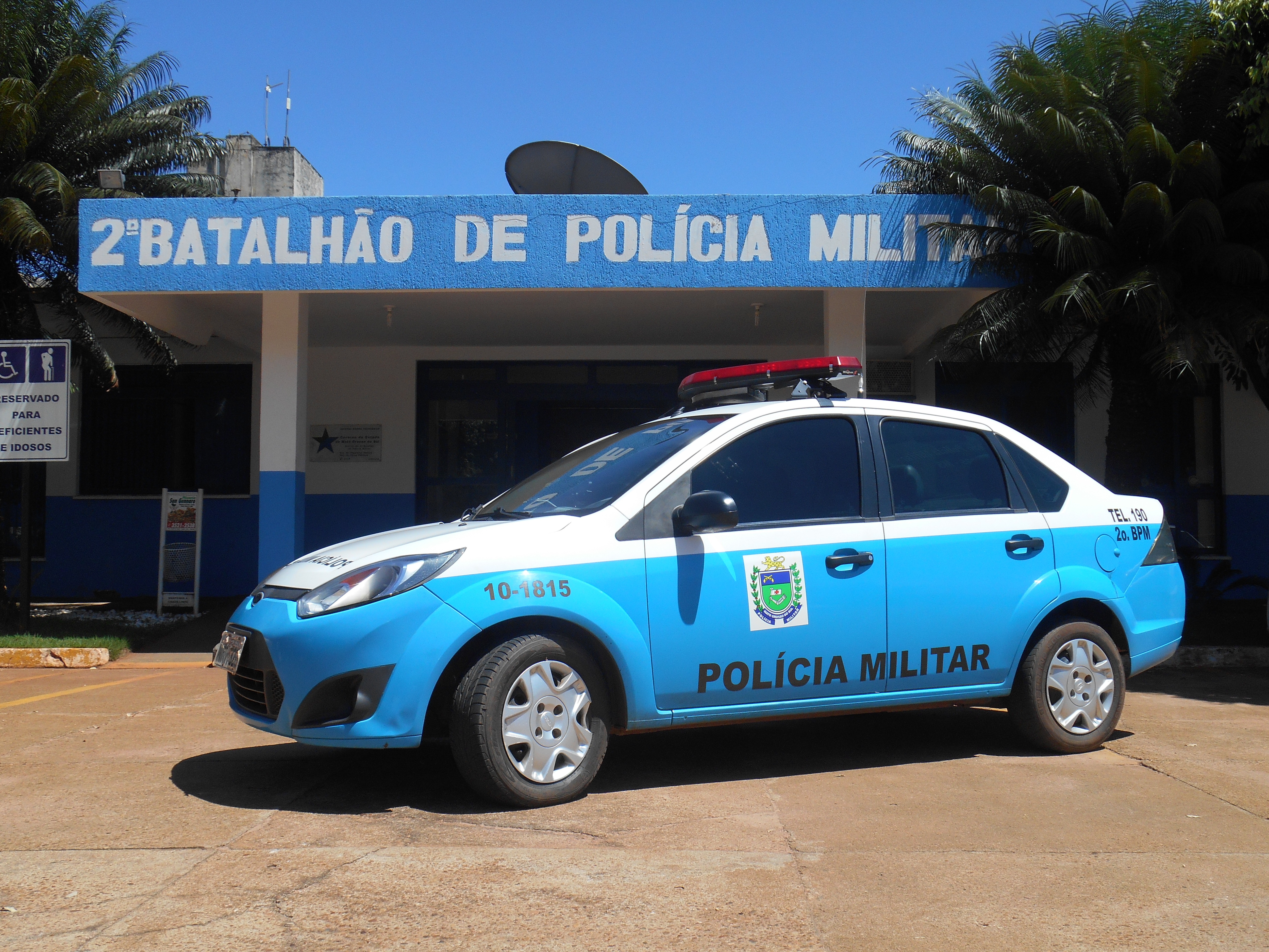 Homem foi encaminhado ao 2º Batalhão de Polícia Militar. Foto: Arquivo/Rádio Caçula