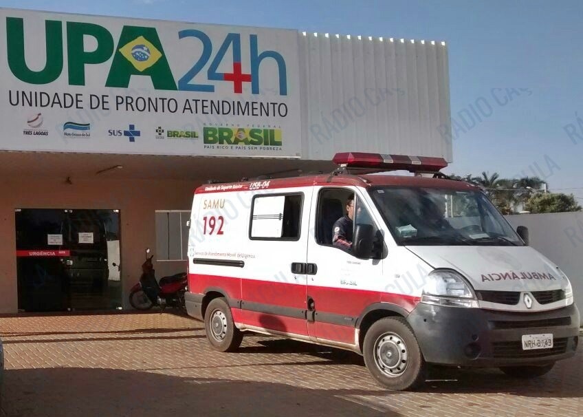 O condutor da moto foi encaminhado à UPA - Unidade de Pronto Atendimento. Foto: Arquivo/Rádio Caçula
