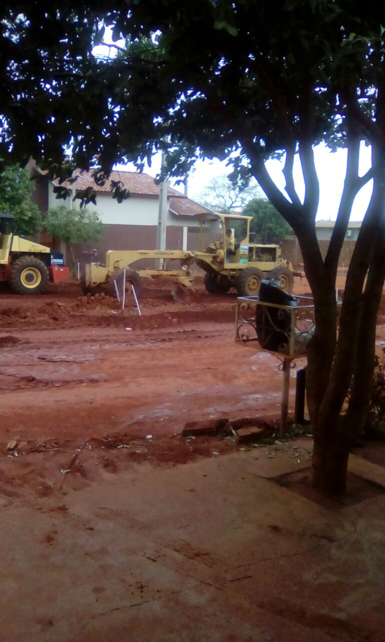As obras devem ser reinicializadas assim que o solo úmido secar, conforme a assessoria de comunicação do Governador. Foto: Divulgação Whatsapp