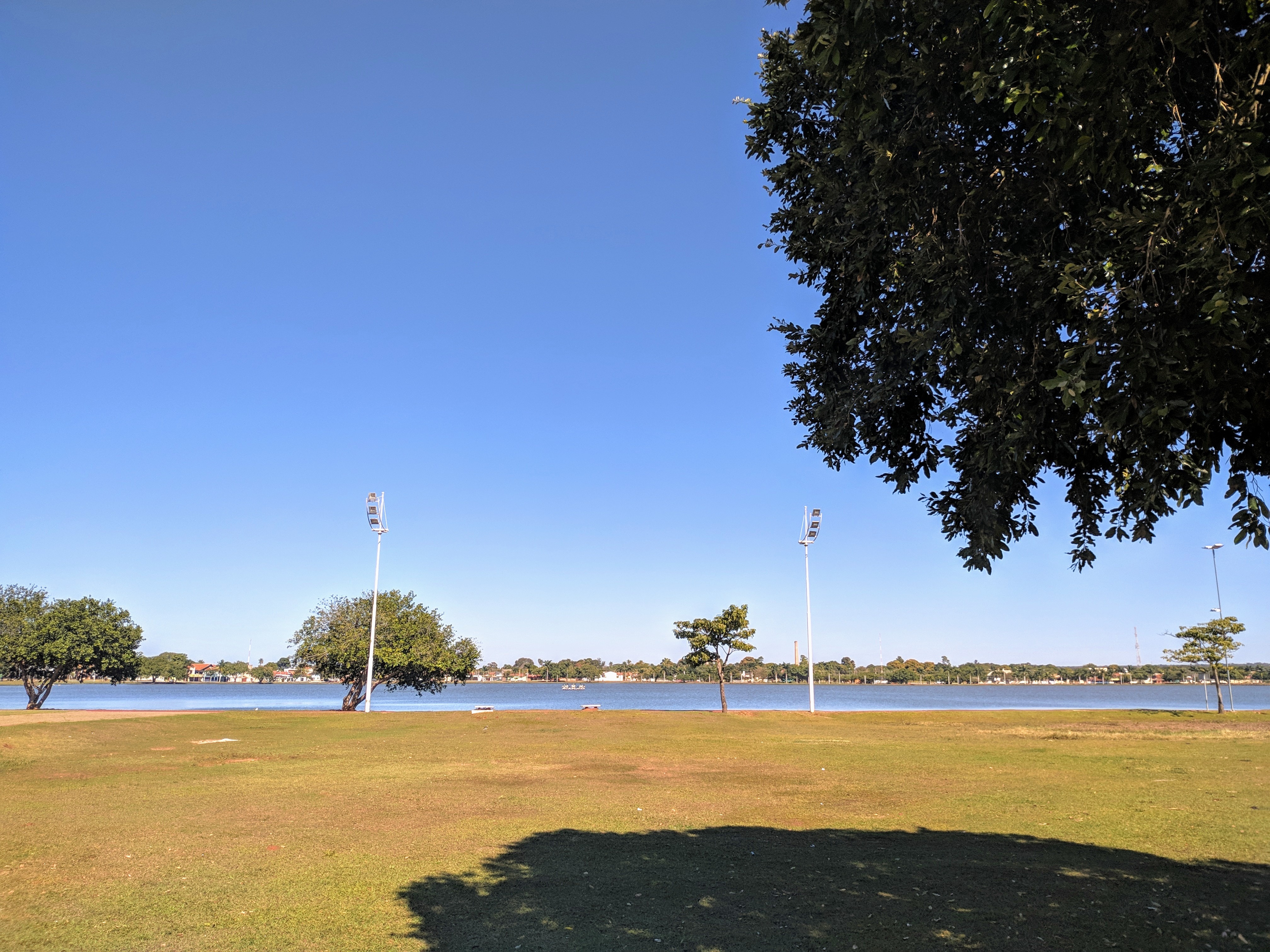 O céu de brigadeiro deste sábado (29) em Três Lagoas (MS). Foto: Rodrigo de Freitas/Rádio Caçula