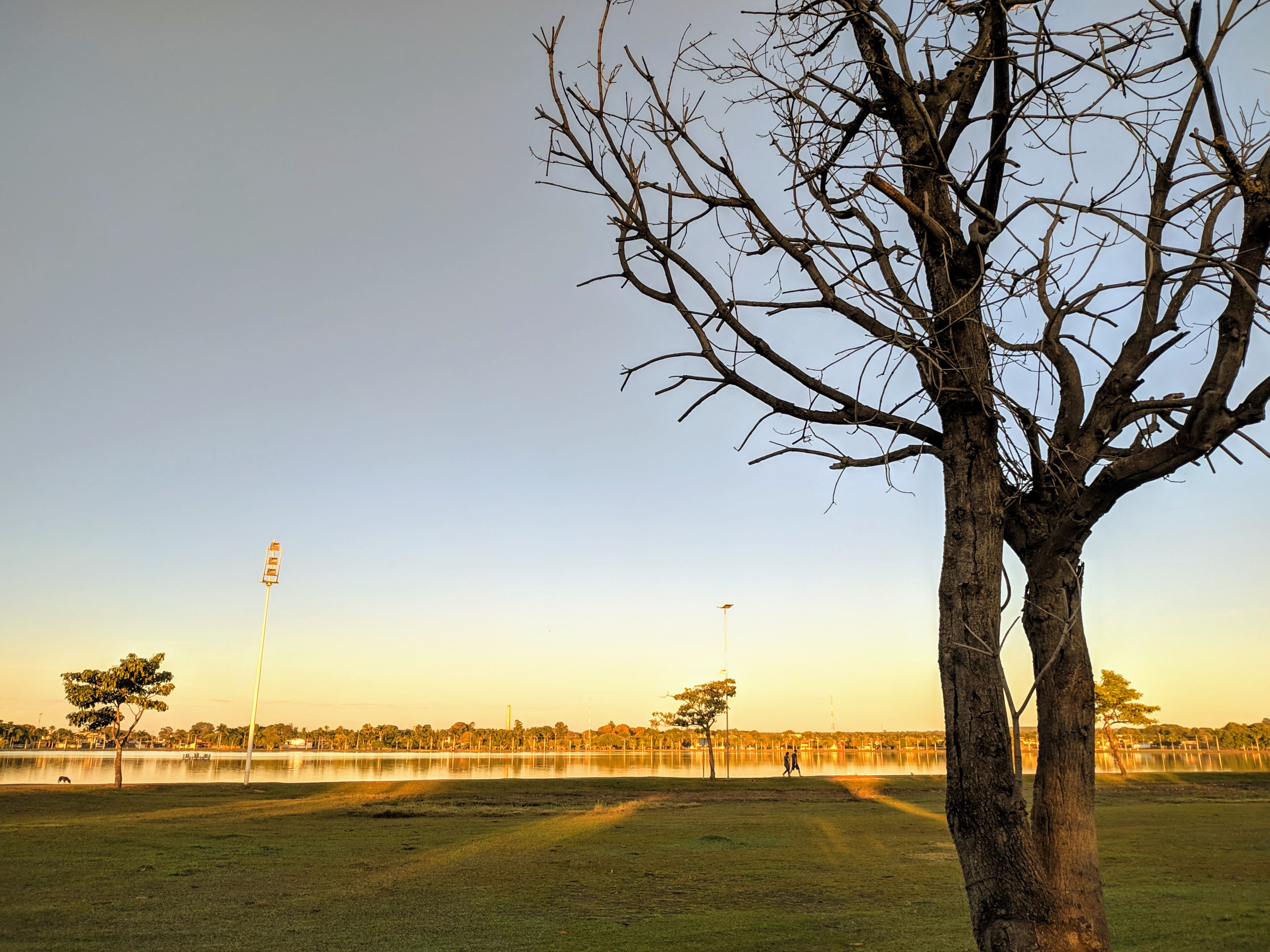 O céu de Três Lagoas na manhã de hoje (01). Foto: Rodrigo de Freitas/Rádio Cacula