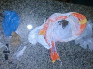 Droga foi recuperada e apreendida (Foto: Nova Alvorada News)