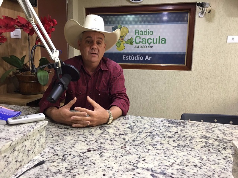 Guerreiro deu entrevista à Caçula FM nesta terça-feira. (Foto: Ana Carolina Kozara/Caçula FM)