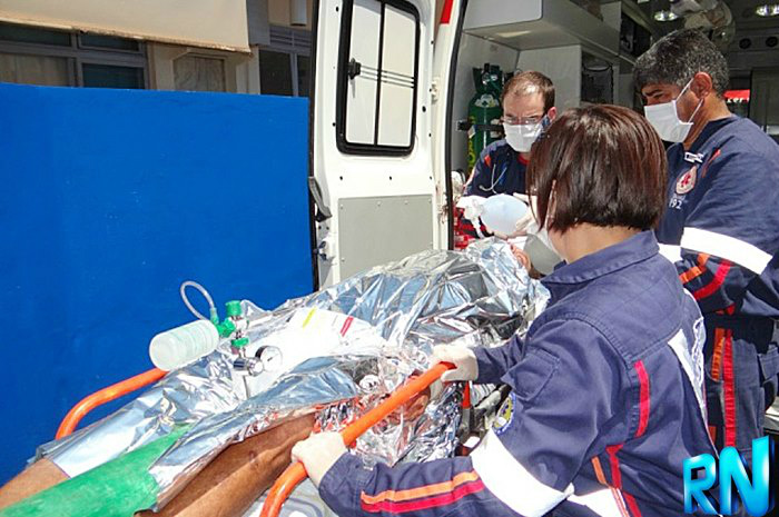 João Marco Neuri teve o corpo queimado após atentado no dia 26 de dezembro. Foto: Osvaldo Duarte