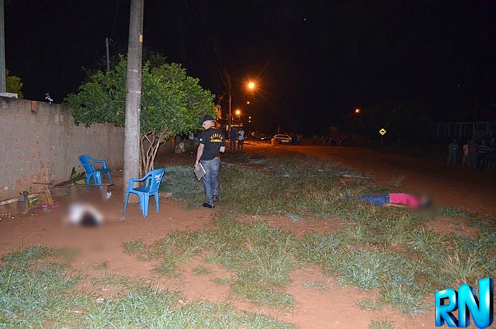 Quatro pessoas foram assassinadas em chacina que ocorreu na noite de ontem. Foto: Sidnei Bronka