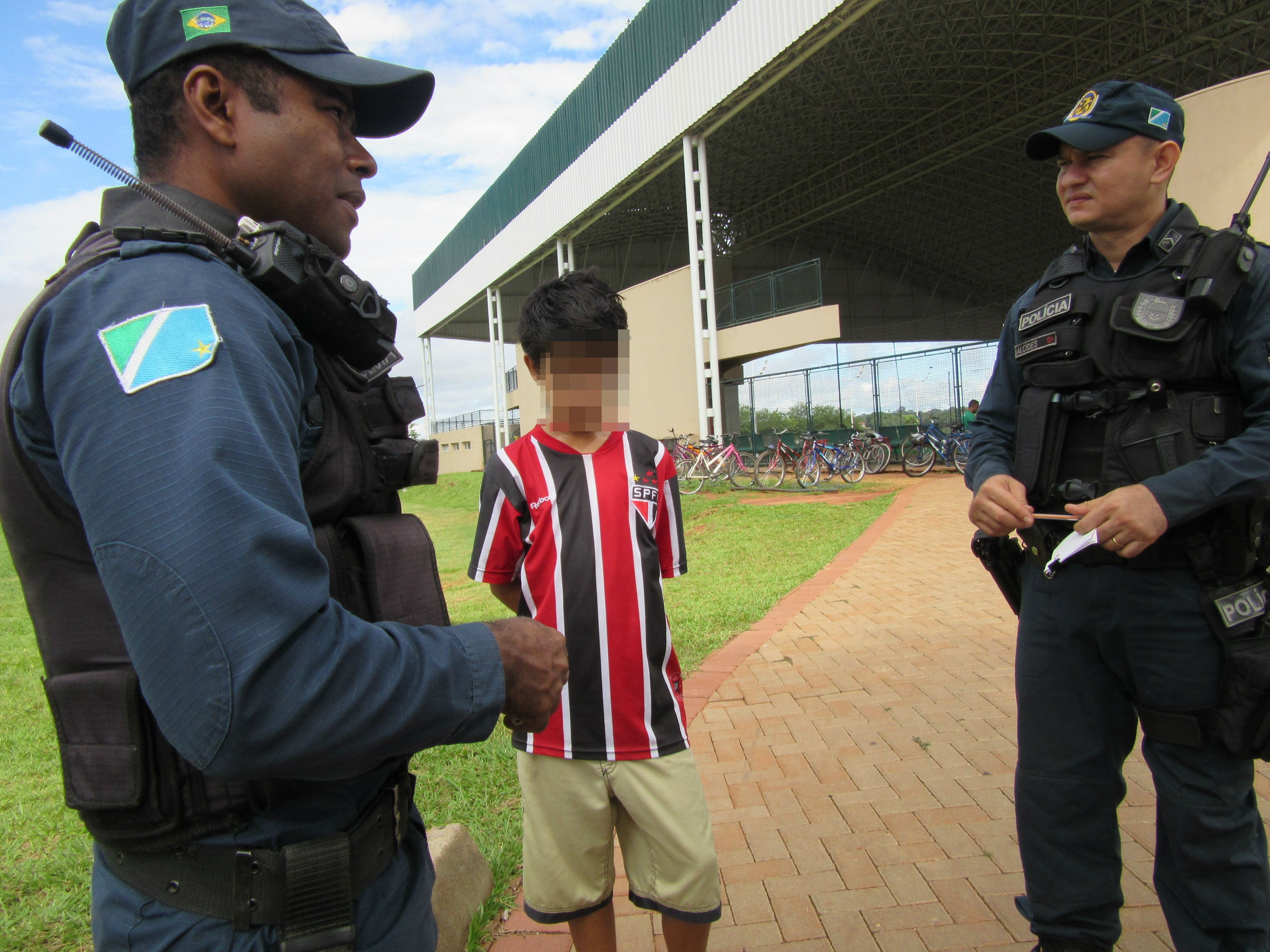 Criança de 11 anos tem bicicleta roubada na circular da Lagoa Maior em Três Lagoas (MS). Foto: Rádio Caçula.