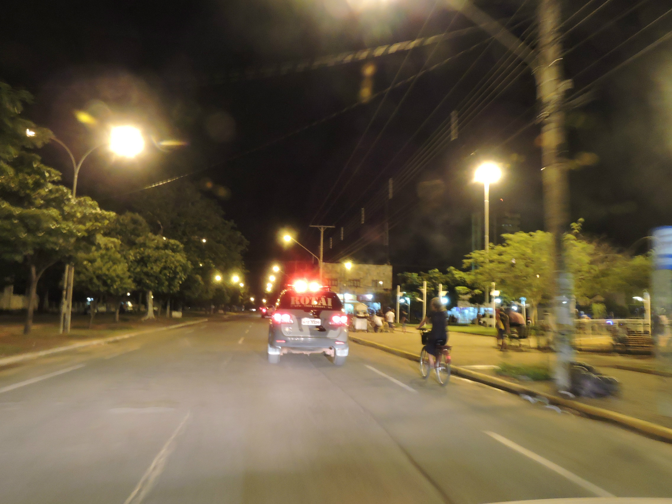 A Rotai compareceu à área central e premaneceu no local por 40 minutos. Foto: Rádio Caçula.