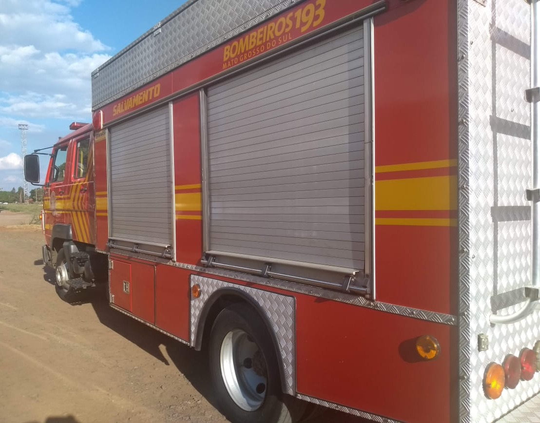 O Corpo de Bombeiros de Três Lagoas (MS) foi acionado pela filha do autor que ateou fogo na residência. Foto: Arquivo/Rádio Caçula
