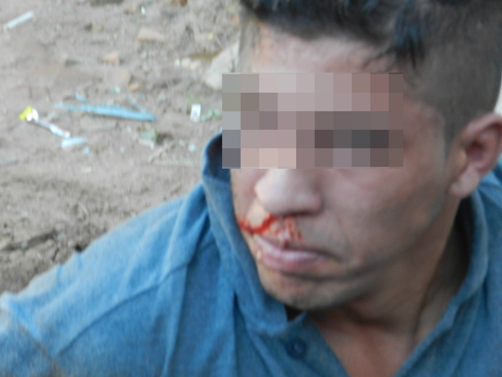 Foi detido pela equipe da Rotai (Foto Rádio Caçula)