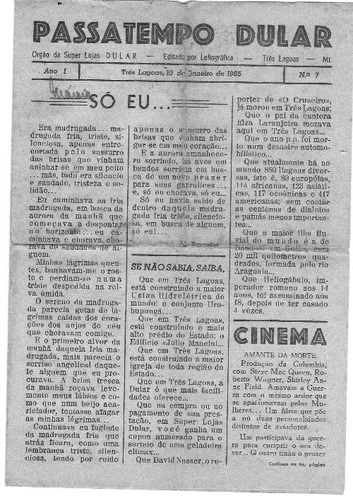 Capa da edição em 10.01.1965