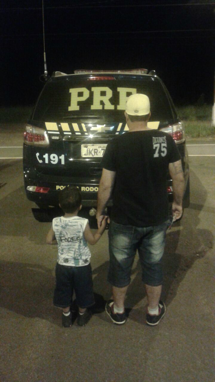 O mecânico estava na companhia do seu filho P. H. M. F., 3 anos, que não portava documento pessoal. Foto: Assessoria 