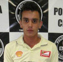 Fabricio participou do rouba na farmácia da rua das Marias, em Três Lagoas (MS). Foto: Polícia Civil.