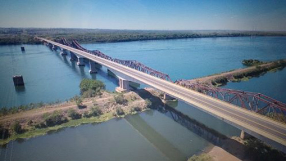 Nova ponte que liga Mato Grosso do Sul a São Paulo.