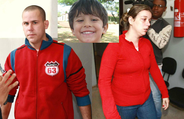 Padrasto, Joaquim e a mãe do menino. Foto: correio.rac.com.br.