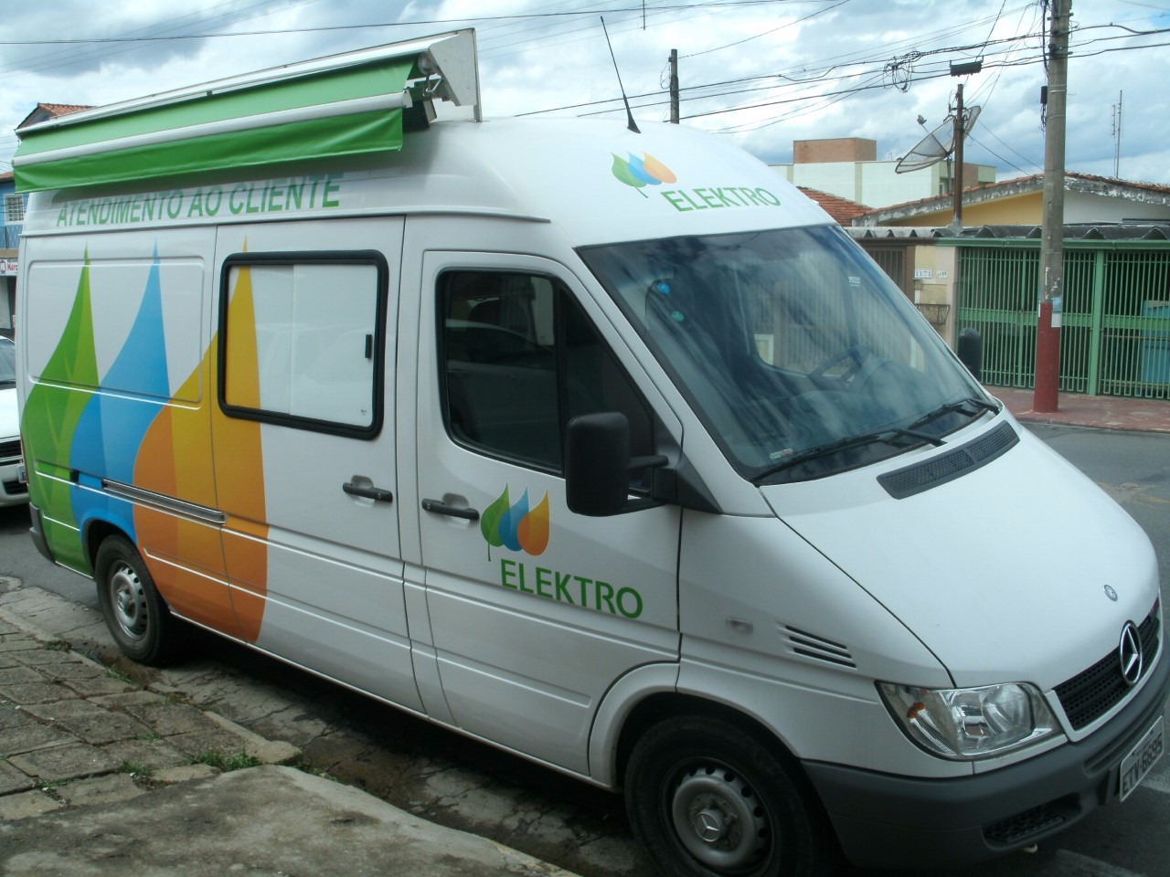 Unidade móvel de atendimento da Elektro. (Foto: Assessoria de Imprensa)